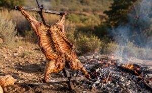 Asado a La Cruz de Cordero