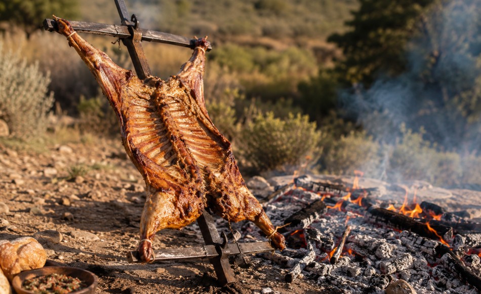 Asado a La Cruz de Cordero