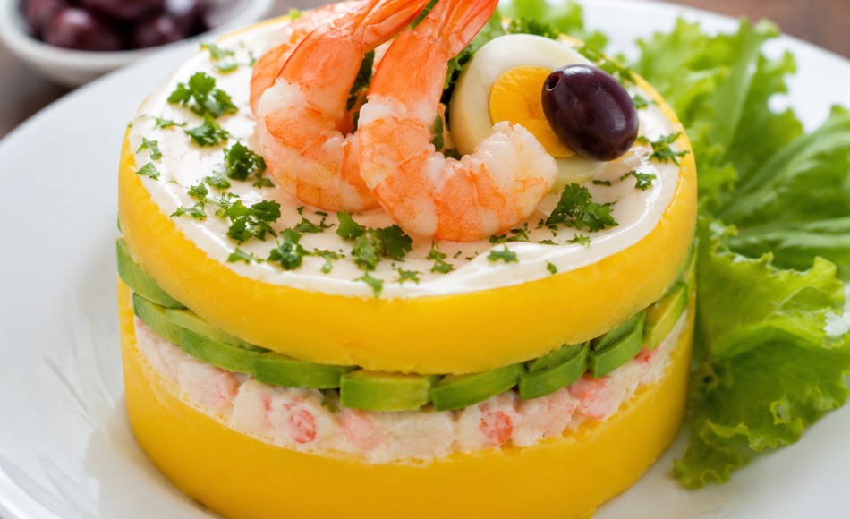 Causa Limeña de Camarones