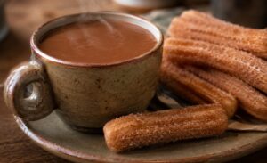 Chocolate Caliente con Churros