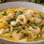Chupe de Pota con Quinua Receta
