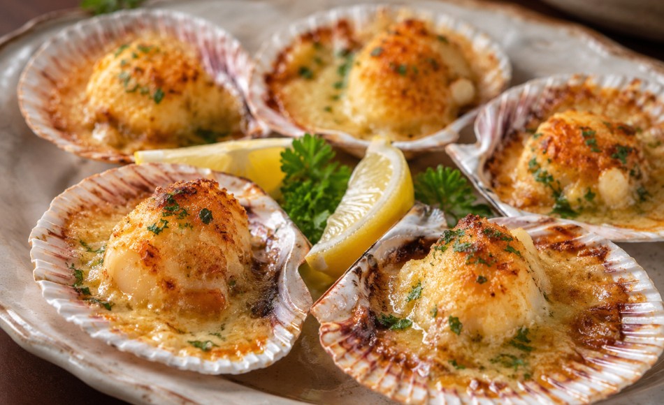Conchas a La Parmesana