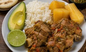 Espinazo de Cerdo con Yuca