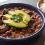 Frijoles Colorados con Chicharrón Receta