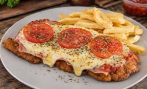 Milanesa a La Napolitana