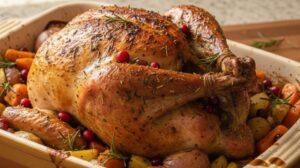 Pavo navideño al horno