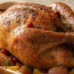 Pavo navideño al horno