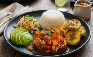 Sobrebarriga en Salsa Criolla