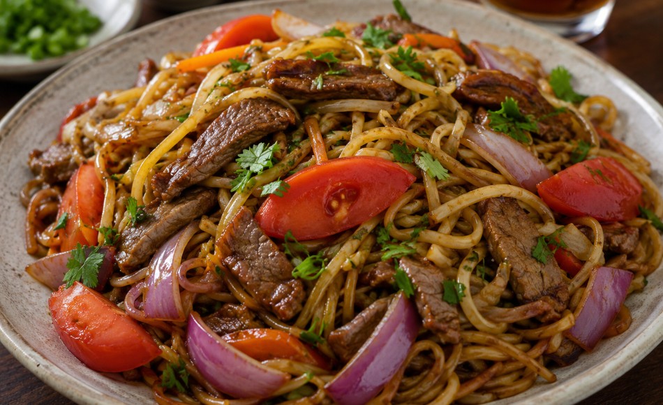 Tallarín Saltado