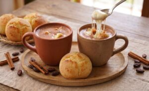 Chocolate Santafereño con Queso