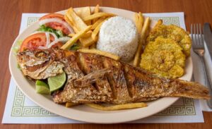 Colombian Fried Red Snapper