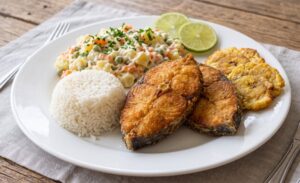 Colombian Fried Sierra Fish