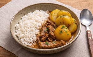 Sudado de Papa con Carne